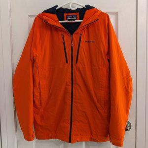Patagonia Orange Zip-up Winter Jacket, Men's M